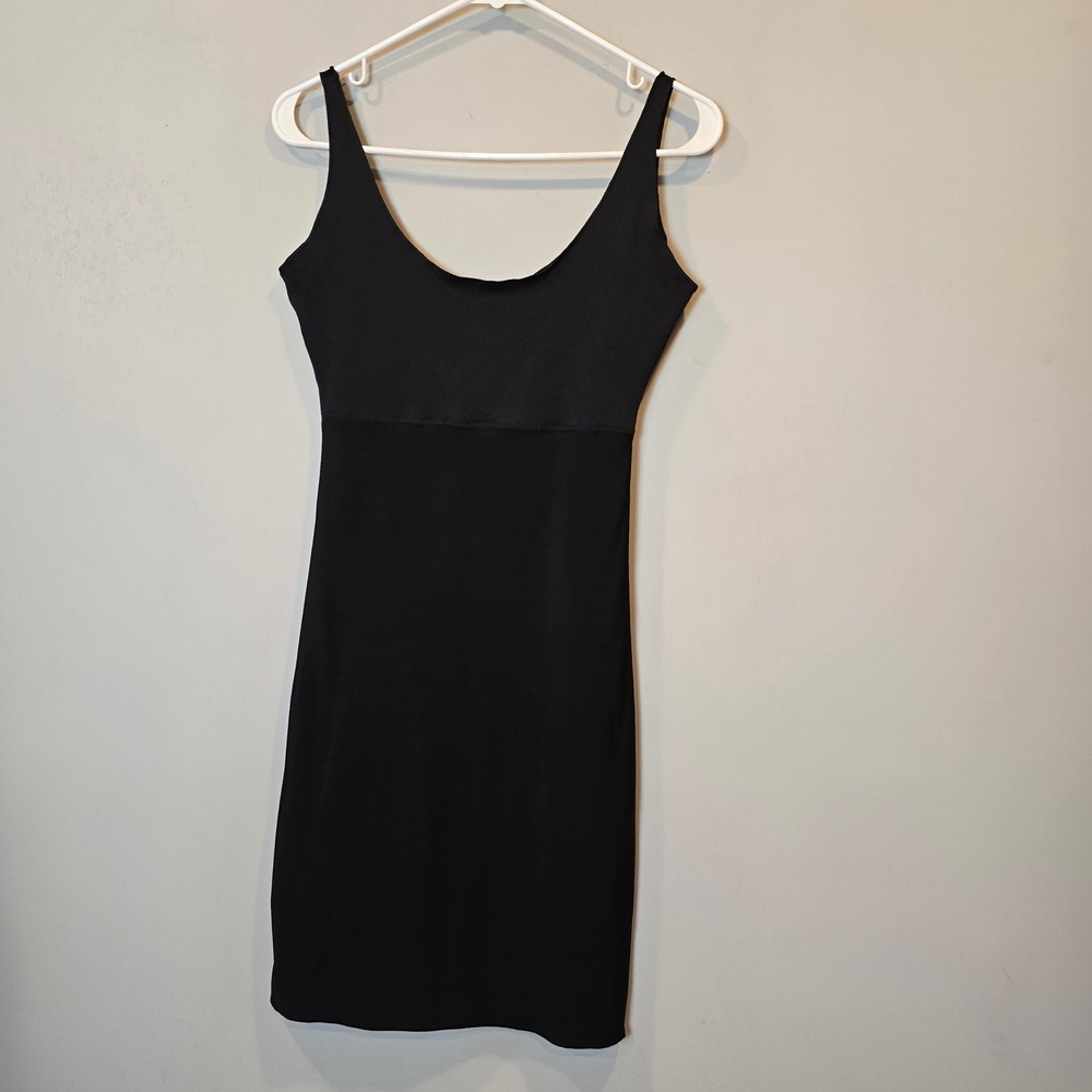 Spanx Slip Shapewear Womens Medium Black Dress